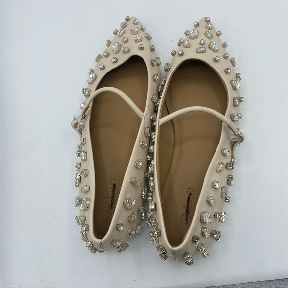 Madewell Cream Embellished Flats - Picture 4 of 6